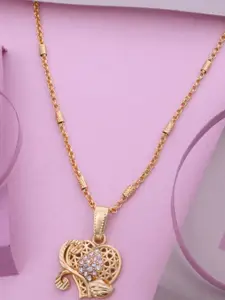 Ramdev Art Fashion Jwellery Gold-Plated Brass Necklace