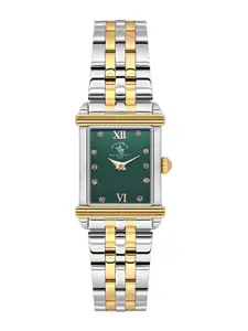 SANTA BARBARA POLO & RACQUET CLUB Women Embellished Dial & Reset Time Analogue Watch