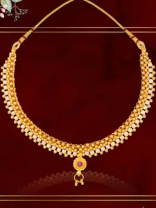 arch fashion Brass Minimal Necklace