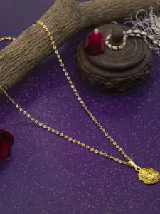 Ramdev Art Fashion Jwellery Gold-Plated Brass Necklace