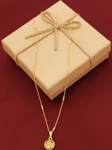 Ramdev Art Fashion Jwellery Gold-Plated Brass Necklace