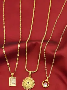 Ramdev Art Fashion Jwellery Gold-Plated Brass Necklace