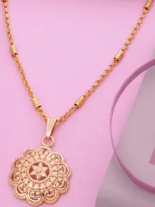 Ramdev Art Fashion Jwellery Gold-Plated Brass Necklace
