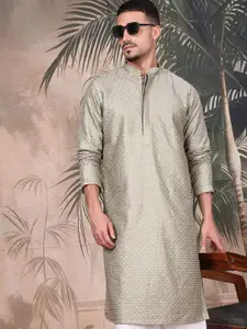 Sangria Fusion Wear Men Stylish Sequins Kurta