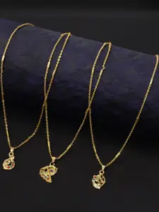 Ramdev Art Fashion Jwellery Gold-Plated Brass Necklace