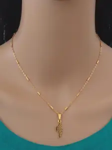 Ramdev Art Fashion Jwellery Gold-Plated Brass Necklace