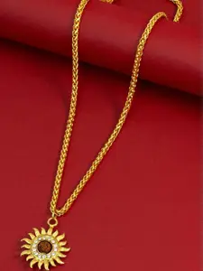 Ramdev Art Fashion Jwellery Gold-Plated Brass Necklace