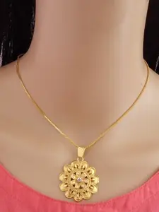 Ramdev Art Fashion Jwellery Gold-Plated Brass Necklace