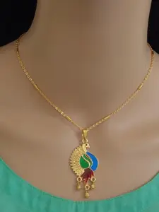 Ramdev Art Fashion Jwellery Gold-Plated Brass Necklace