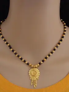 Ramdev Art Fashion Jwellery Gold-Plated Brass Necklace