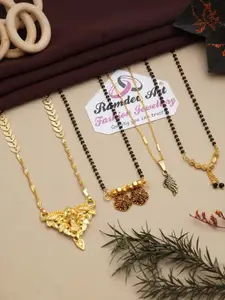 Ramdev Art Fashion Jwellery Gold-Plated Brass Necklace