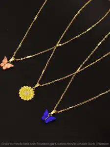 Ramdev Art Fashion Jwellery Gold-Plated Brass Necklace