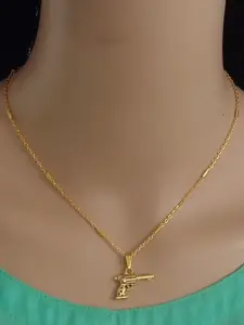 Ramdev Art Fashion Jwellery Gold-Plated Brass Necklace