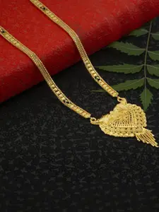 Ramdev Art Fashion Jwellery Gold-Plated Brass Necklace