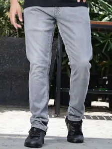 WROGN Men Comfort Tapered Fit Mid-Rise Mildly Distressed Jeans