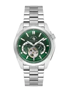 SANTA BARBARA POLO & RACQUET CLUB Men Dial & Stainless Steel Straps Analogue Watch