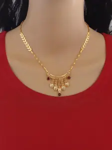 Ramdev Art Fashion Jwellery Gold-Plated Brass Necklace