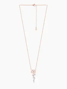 SWASHAA Rose Gold-Plated Necklace