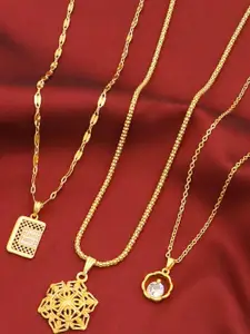 Ramdev Art Fashion Jwellery Gold-Plated Brass Necklace