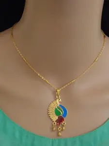 Ramdev Art Fashion Jwellery Gold-Plated Brass Necklace