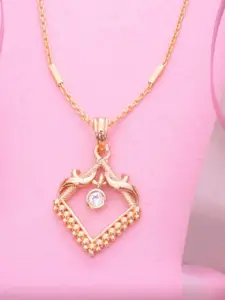 Ramdev Art Fashion Jwellery Gold-Plated Brass Necklace