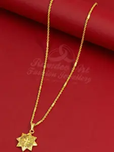 Ramdev Art Fashion Jwellery Gold-Plated Brass Necklace