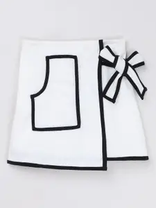 taffykids Girls Straight Above Knee Wrap Skirt