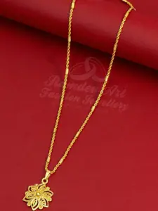Ramdev Art Fashion Jwellery Gold-Plated Brass Necklace