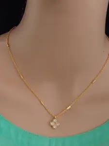 Ramdev Art Fashion Jwellery Gold-Plated Brass Necklace