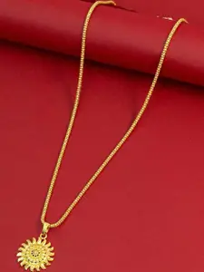 Ramdev Art Fashion Jwellery Gold-Plated Brass Necklace