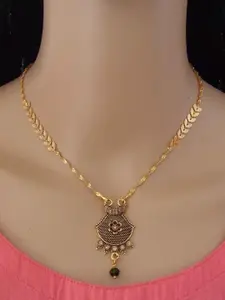 Ramdev Art Fashion Jwellery Gold-Plated Brass Necklace