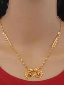 Ramdev Art Fashion Jwellery Gold-Plated Brass Necklace
