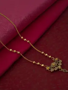 Ramdev Art Fashion Jwellery Gold-Plated Brass Necklace