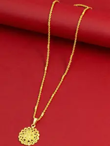 Ramdev Art Fashion Jwellery Gold-Plated Brass Necklace