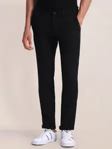 U.S. Polo Assn. Men Slim Fit Mid-Rise Trousers