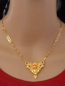 Ramdev Art Fashion Jwellery Gold-Plated Brass Necklace