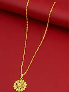 Ramdev Art Fashion Jwellery Gold-Plated Brass Necklace