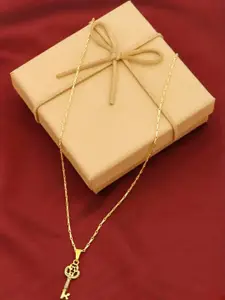 Ramdev Art Fashion Jwellery Gold-Plated Brass Necklace