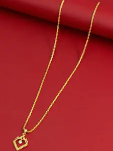 Ramdev Art Fashion Jwellery Gold-Plated Brass Necklace