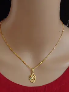Ramdev Art Fashion Jwellery Gold-Plated Brass Necklace