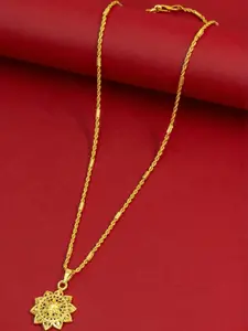 Ramdev Art Fashion Jwellery Gold-Plated Brass Necklace