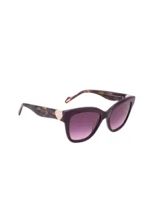 GUESS Women Butterfly Sunglasses With UV Protected Lens GUS002465381BSG