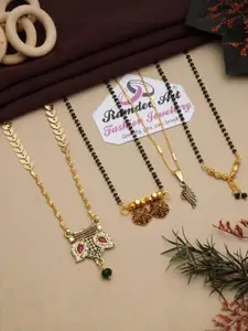 Ramdev Art Fashion Jwellery Gold-Plated Brass Necklace