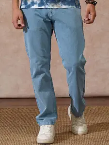 WROGN Men Comfort Relaxed Fit Mid-Rise Jeans