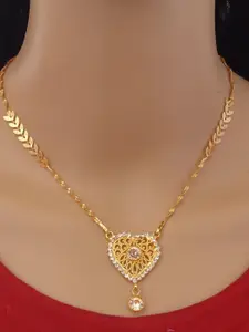 Ramdev Art Fashion Jwellery Gold-Plated Brass Necklace