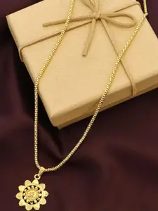Ramdev Art Fashion Jwellery Gold-Plated Brass Necklace