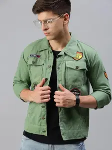 VOXATI Spread Collar Denim Jacket