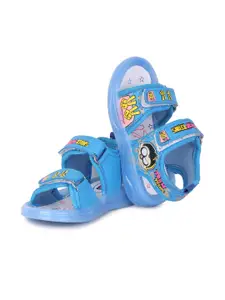 PENNEN Boys Blue Velcro Comfort Regular Sandals