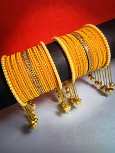 RIJOLI Yellow Alloy Bangle
