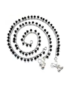 Heer Collection Silver-Toned Alloy Anklet